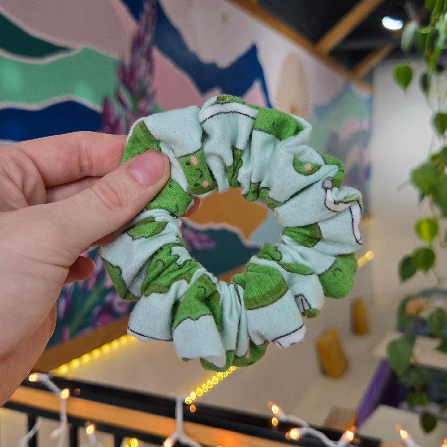 Pickles Flannel Scrunchie