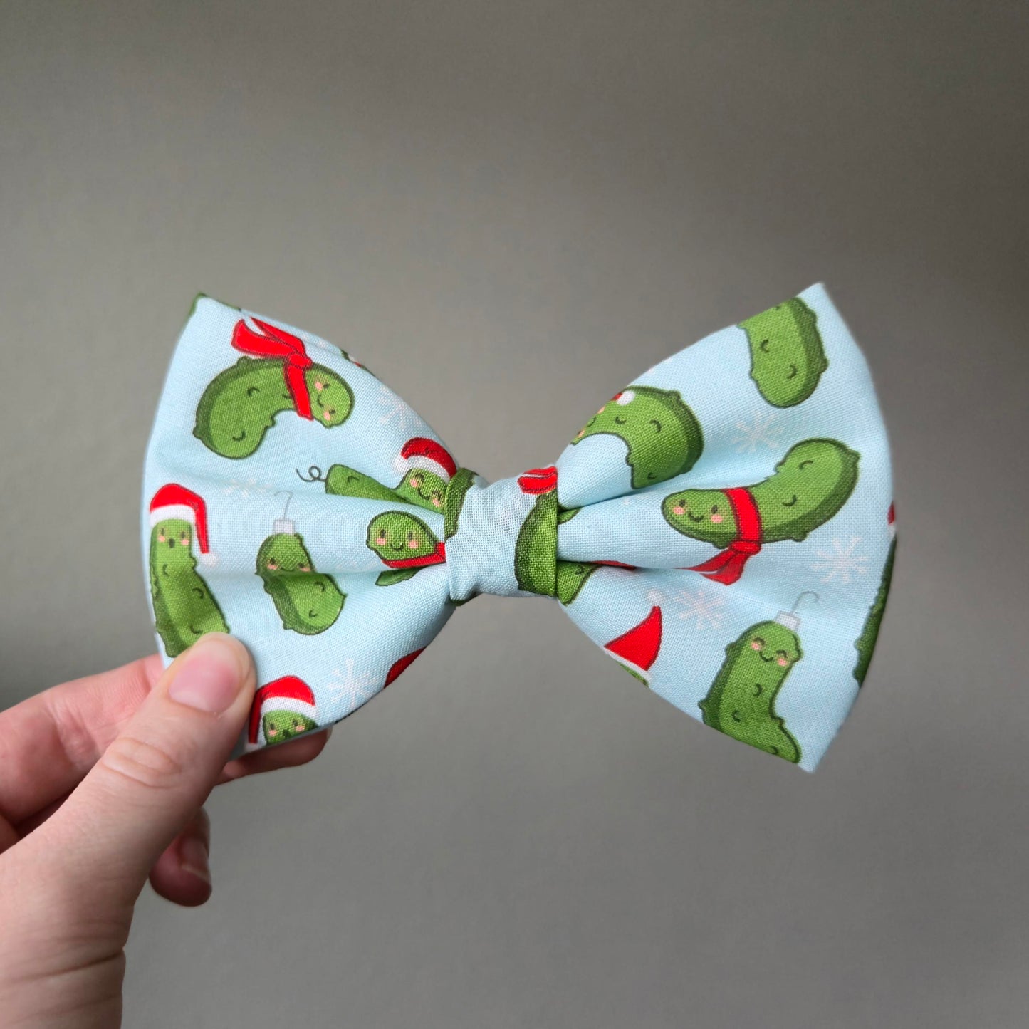 Santa Pickles Bow Tie