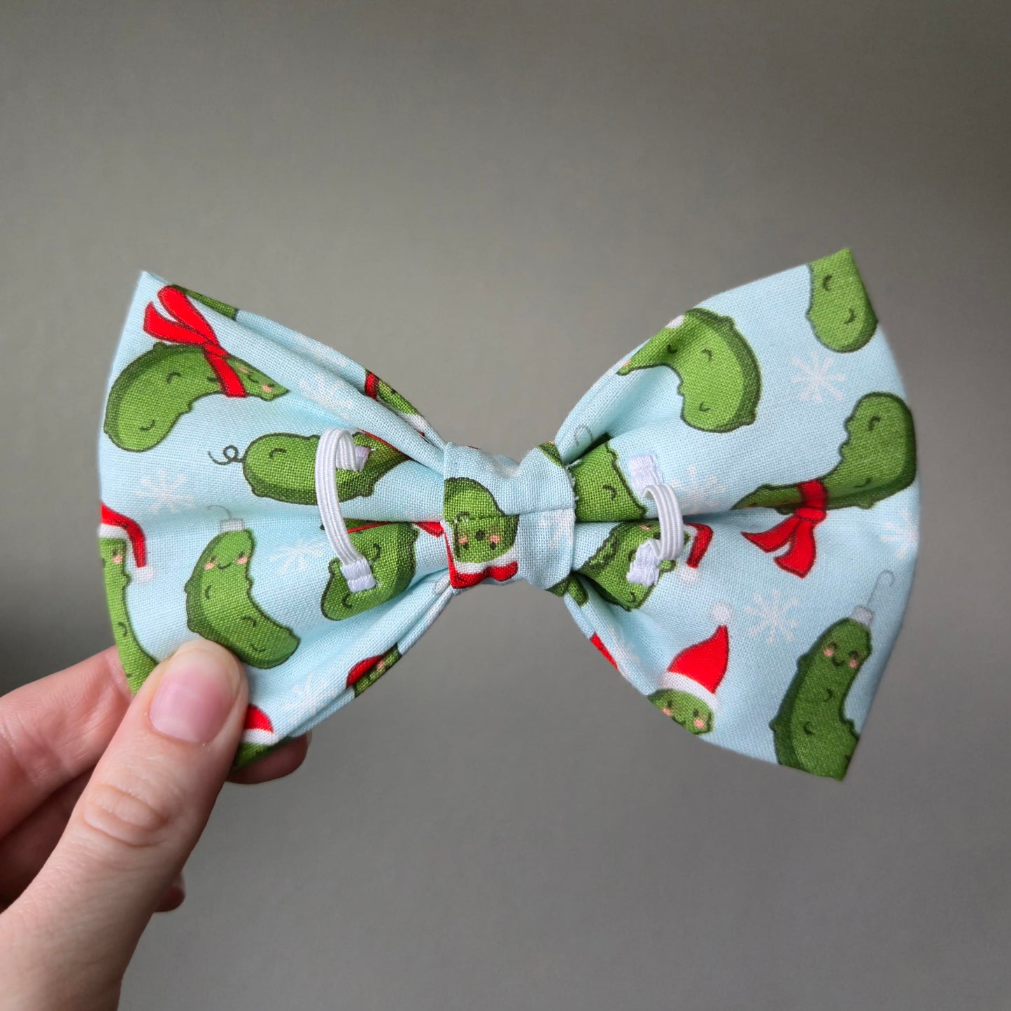 Santa Pickles Bow Tie