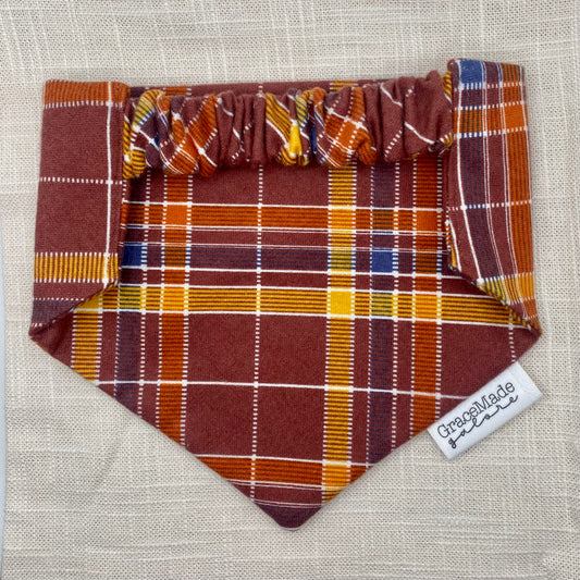 Maroon Flannel Bandana