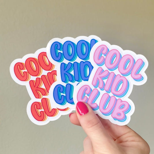 Cool Kid Club Sticker