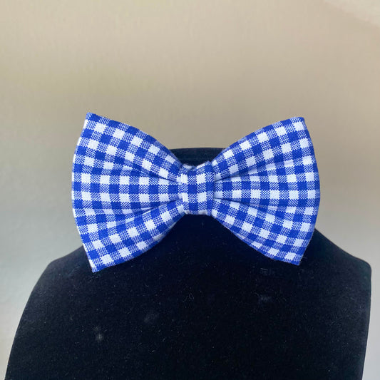 Blue Picnic Blanket Bow Tie